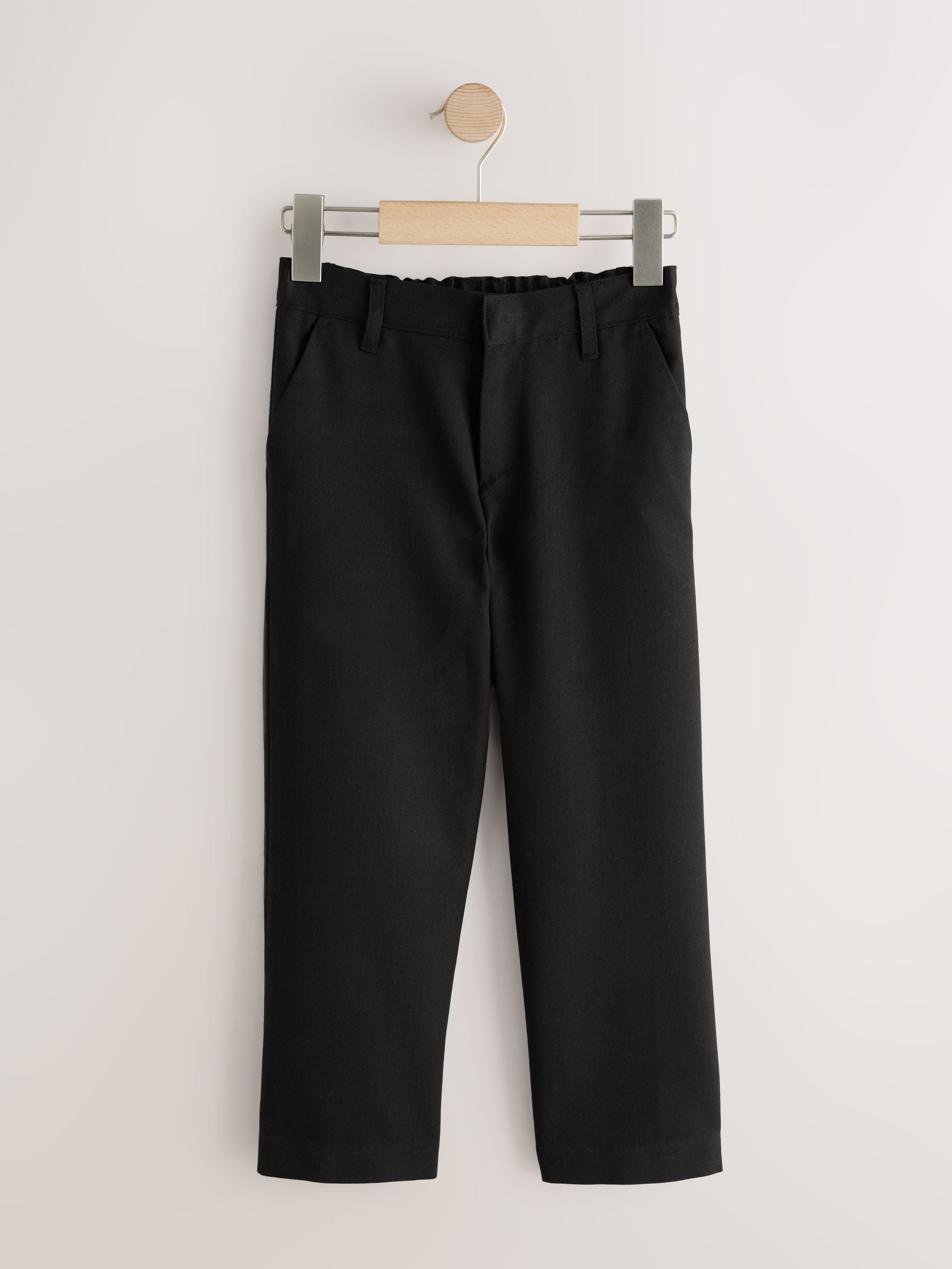 Dsiney Kidz - Black Looser Leg Standard Waist School Trousers (5-17yrs) image 1