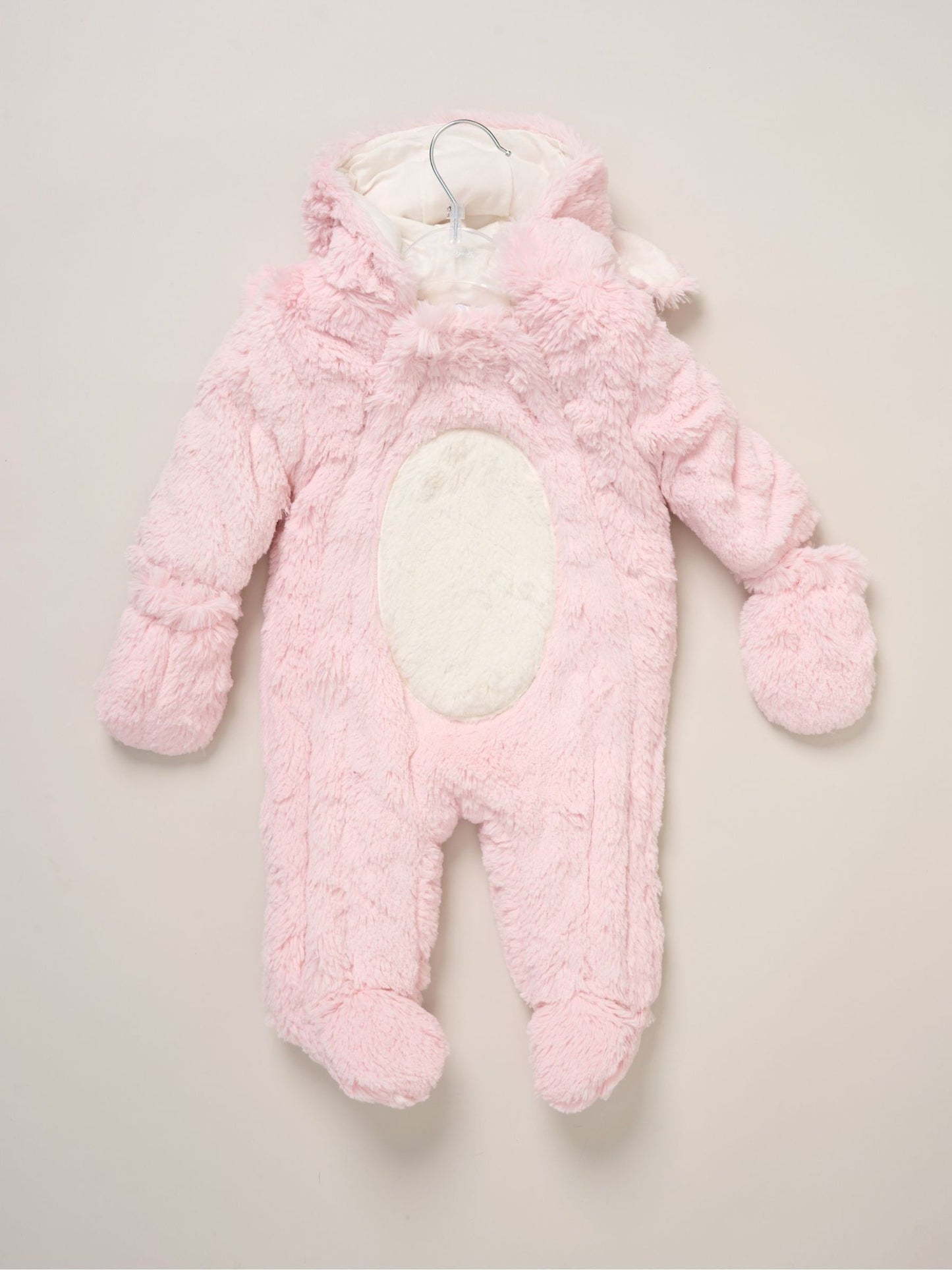 Rock-A-Bye Baby Boutique Pink Bunny Pramsuit image 2