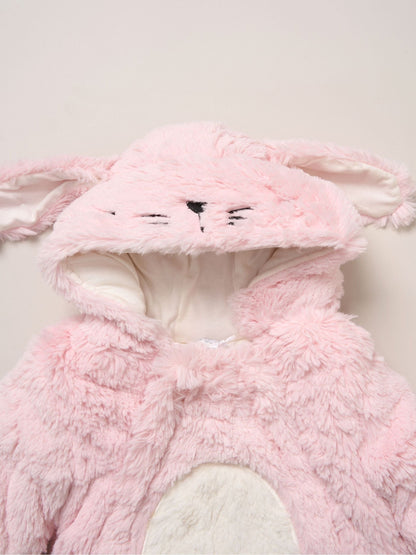 Rock-A-Bye Baby Boutique Pink Bunny Pramsuit image 3