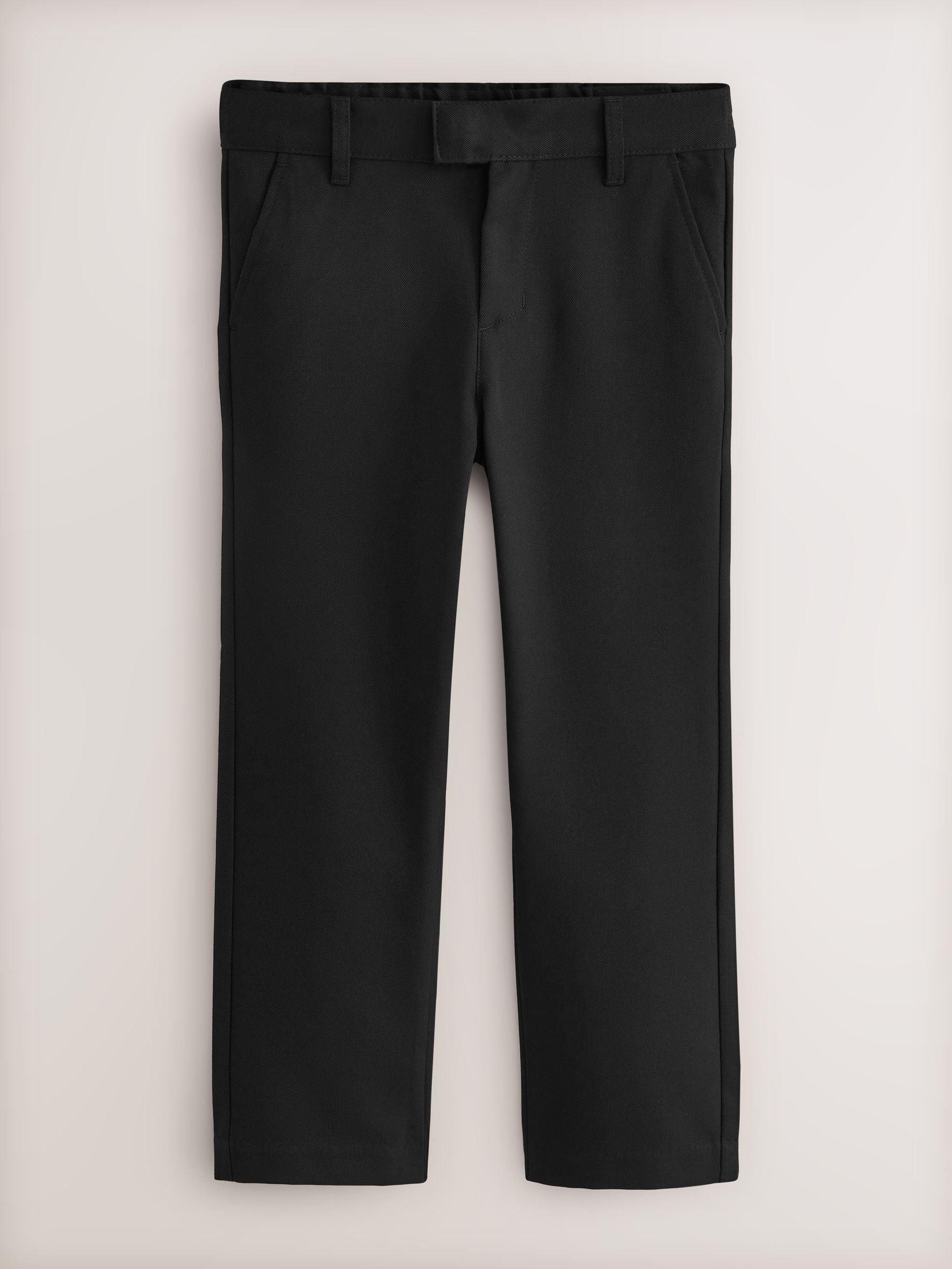 Dsiney Kidz - Black Longer Leg Regular Waist School Trousers (3-17yrs) image 1