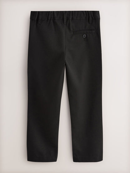 Dsiney Kidz - Black Longer Leg Regular Waist School Trousers (3-17yrs) image 2