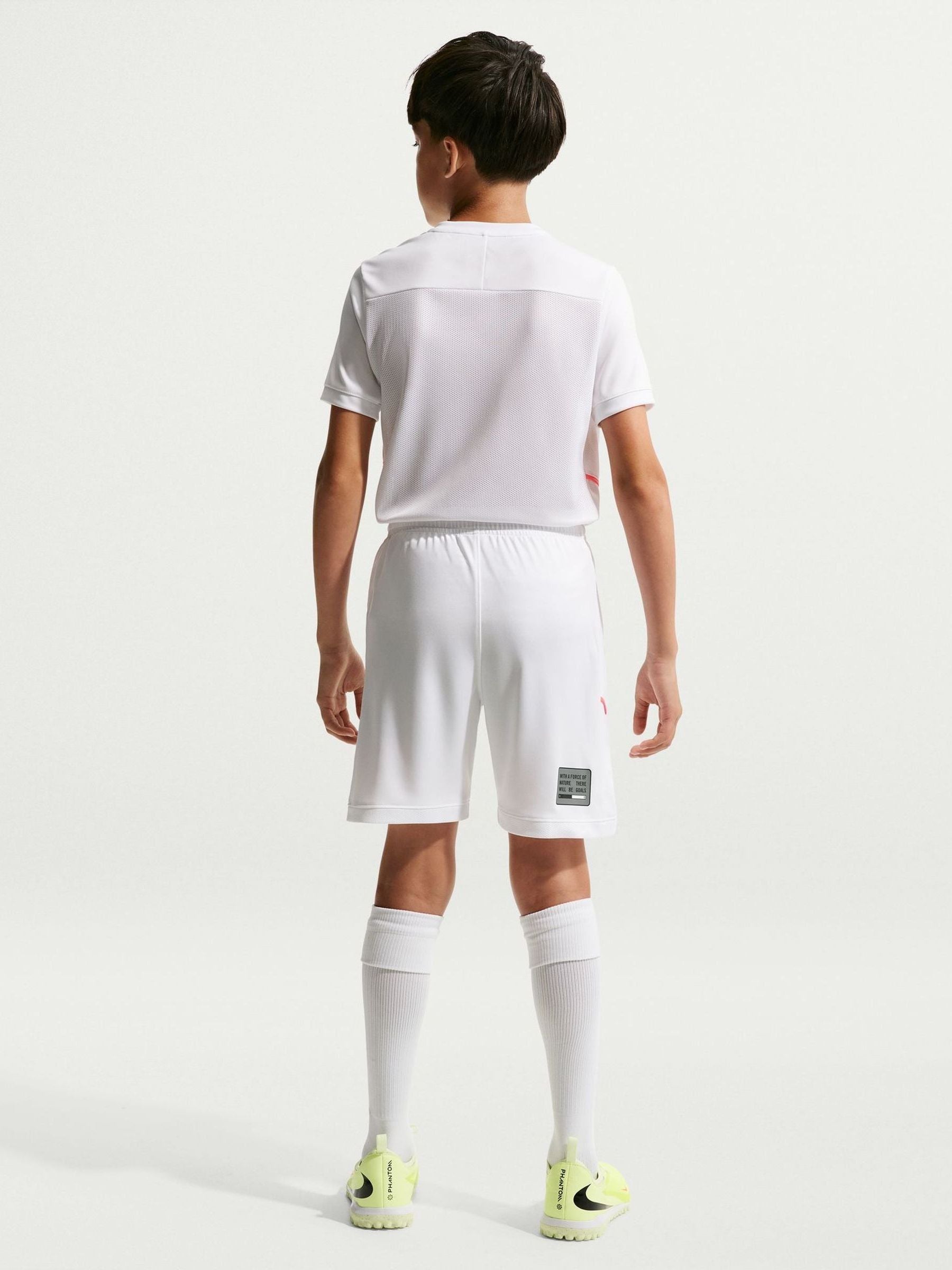 Dsiney Kidz - Nike White Erling Haaland Academy Dri-FIT Football Shorts image 2