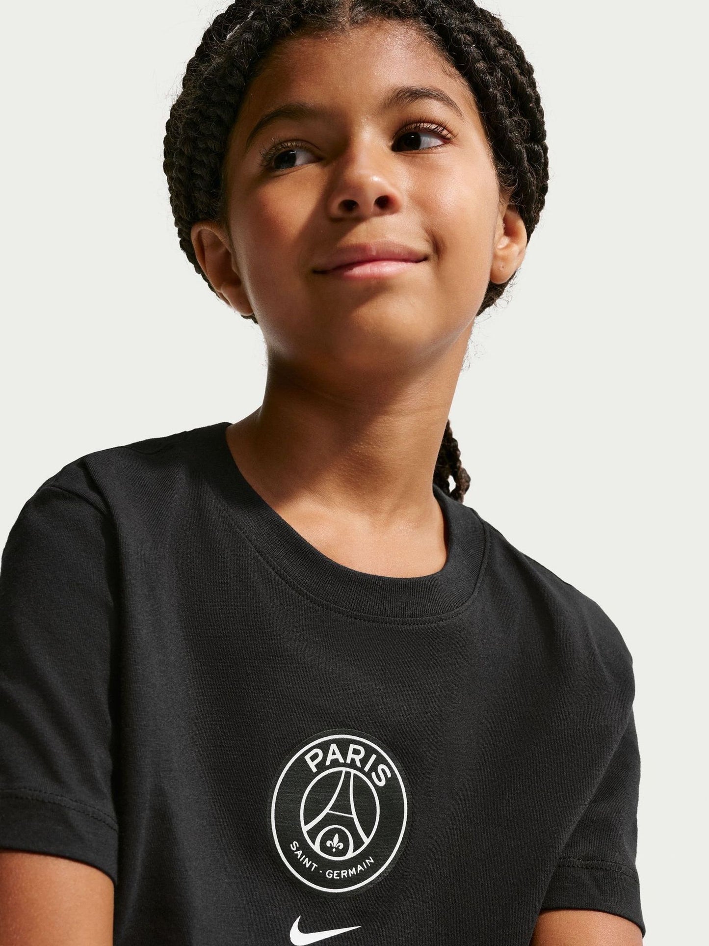 Dsiney Kidz - Nike Black Paris Saint-Germain Unisex Crest T-Shirt image 4