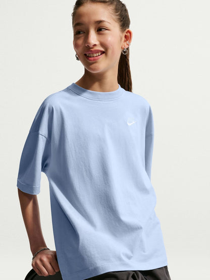 Dsiney Kidz - Nike Hydrogen Blue Oversized Futura T-Shirt image 5