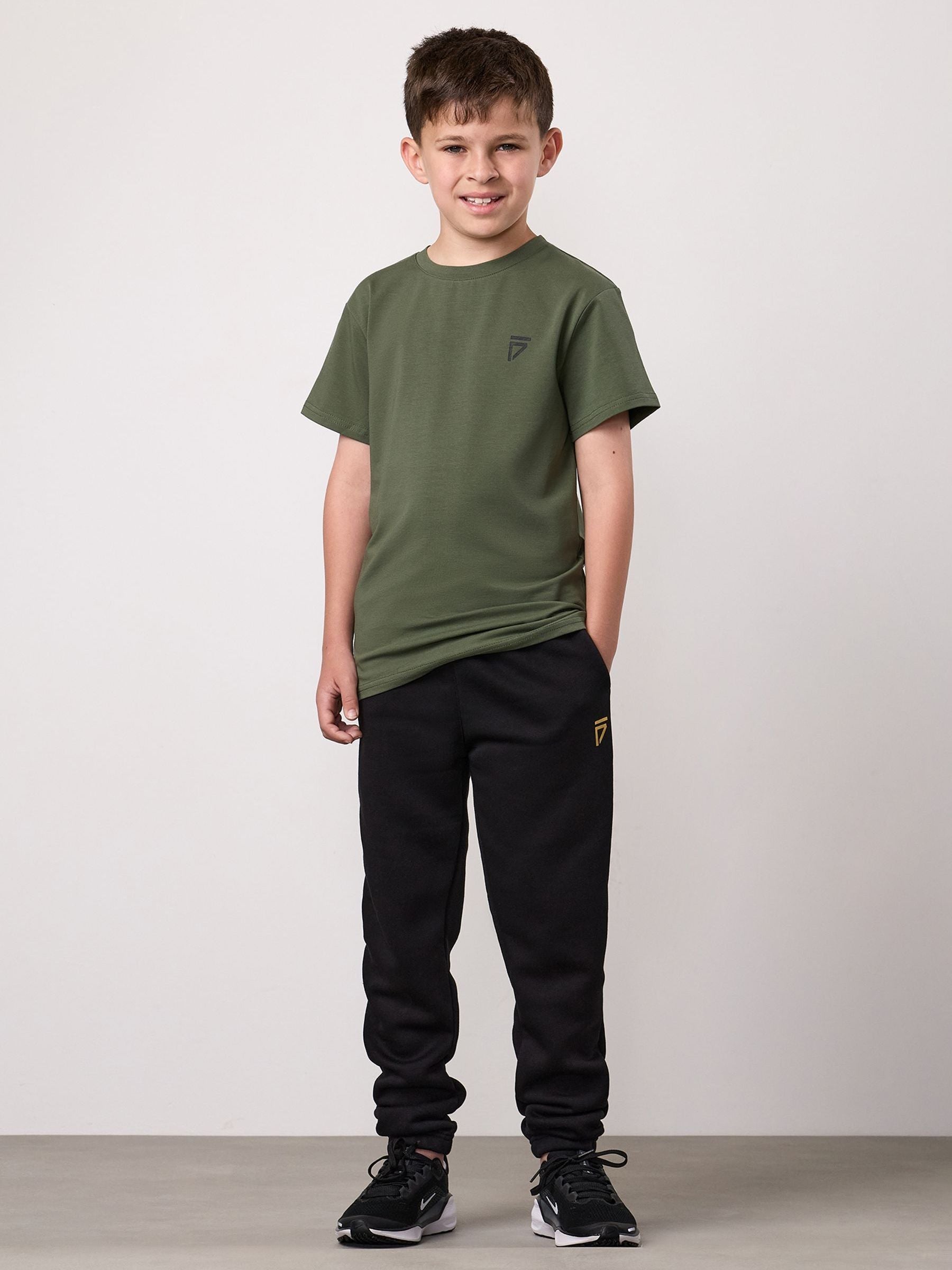 Gym King Deep Olive Fight Division T-Shirt image 1