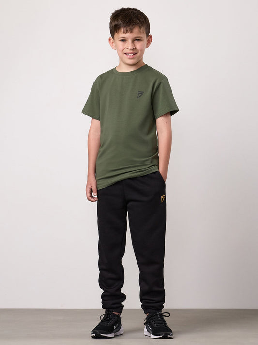 Gym King Deep Olive Fight Division T-Shirt image 1