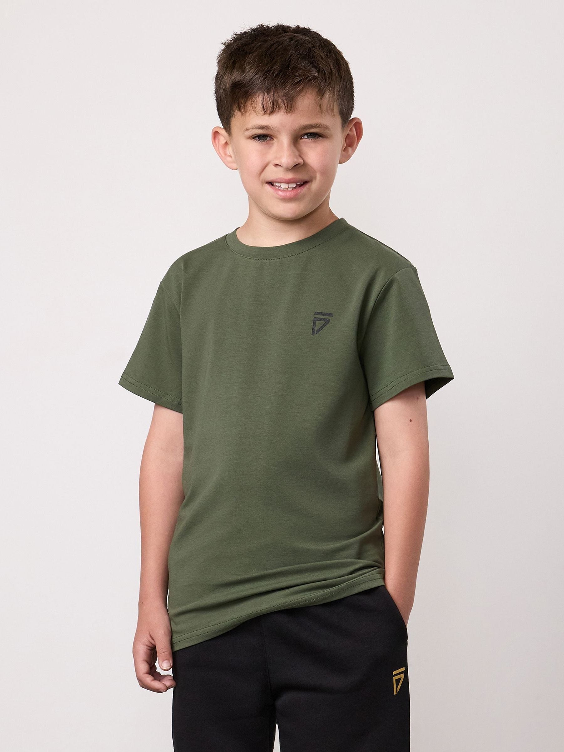 Gym King Deep Olive Fight Division T-Shirt image 3
