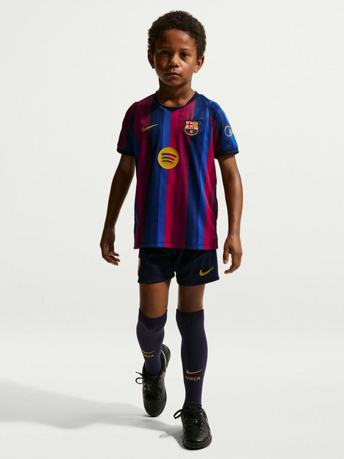 Dsiney Kidz - Nike Red FC Barcelona Little Kids Dri-FIT Stadium Home Kit 3 Piece image 1