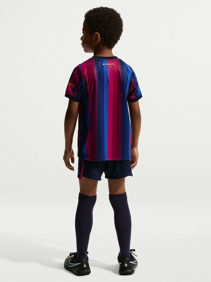 Dsiney Kidz - Nike Red FC Barcelona Little Kids Dri-FIT Stadium Home Kit 3 Piece image 2