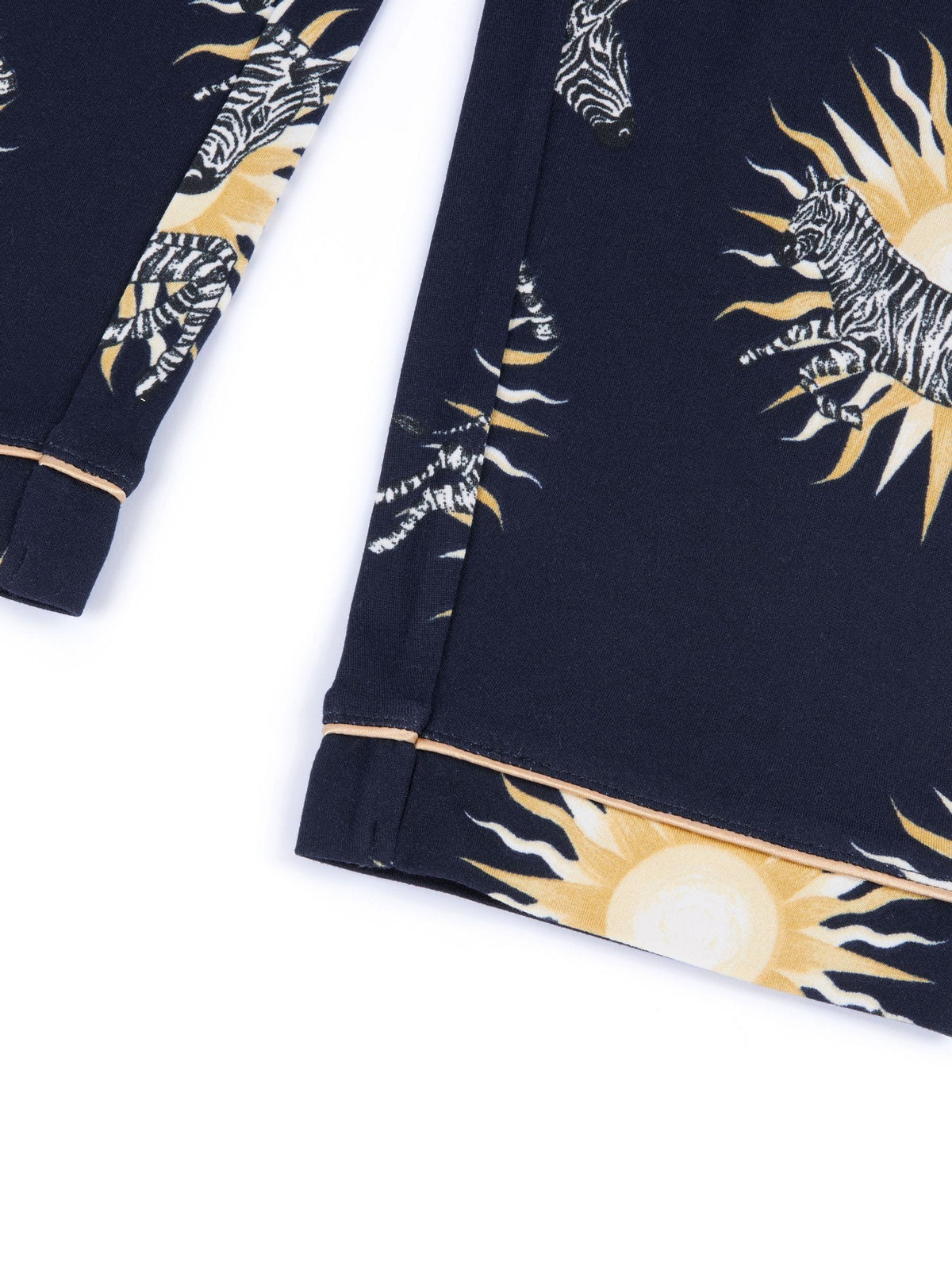 Chelsea Peers Blue Kids Sunburst Zebra Print Long Pyjamas Set - image 3
