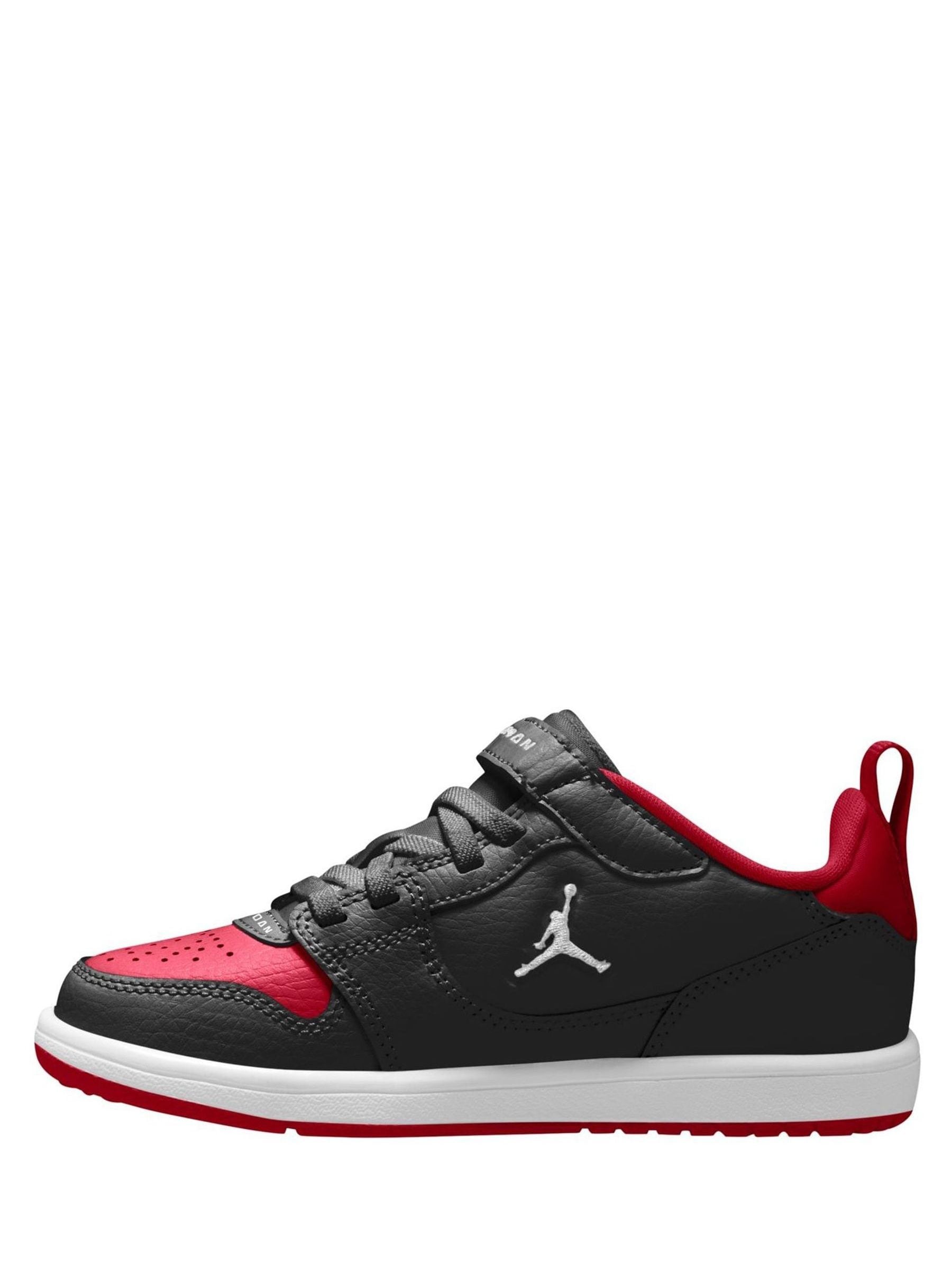 Nike Black/Red Junior Jordan Access Court Low Trainers image 2