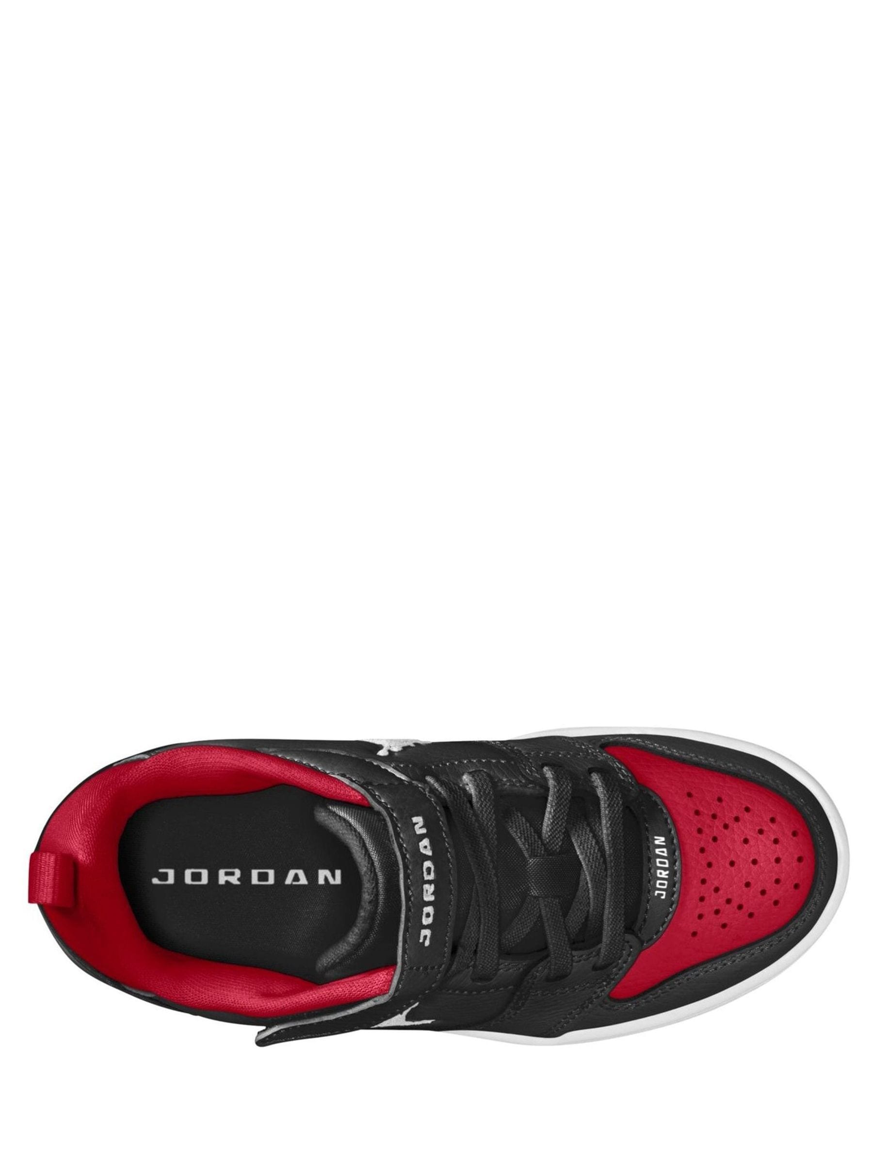 Nike Black/Red Junior Jordan Access Court Low Trainers image 3