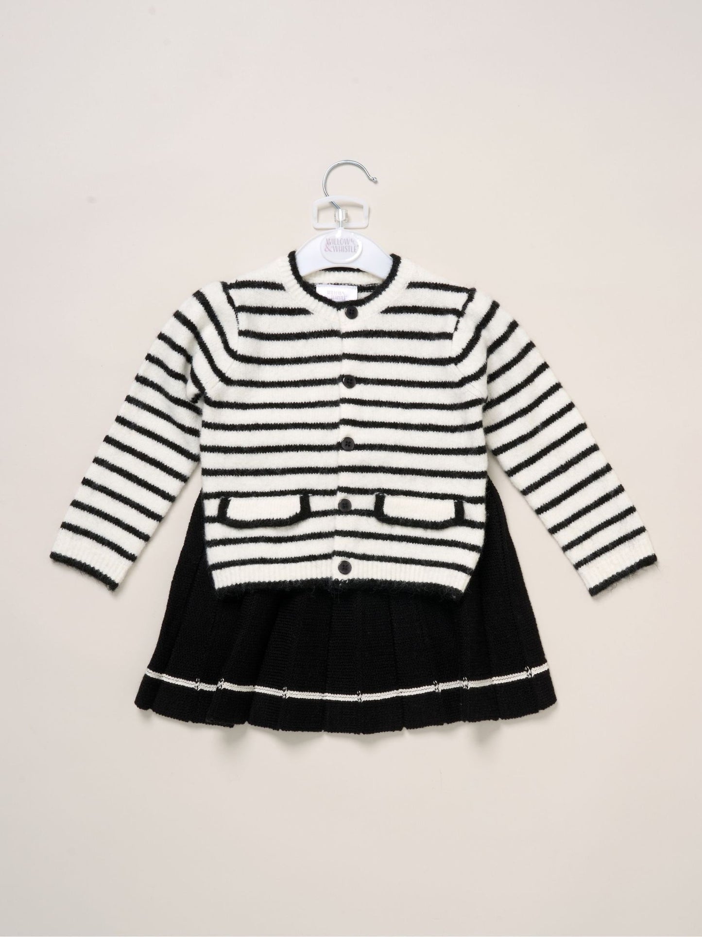 Miss Black Knit Jumper And Skirt Set image 3