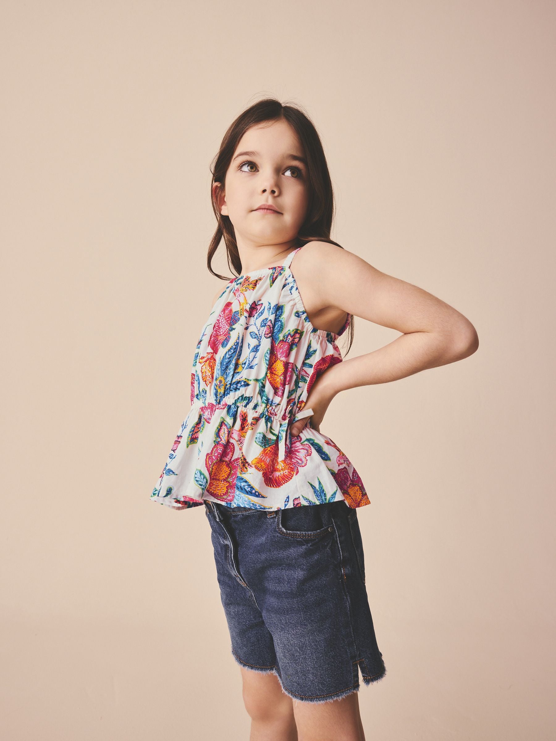 Dsiney Kidz - Multi Strappy Peplum Blouse (3-16yrs) image 1