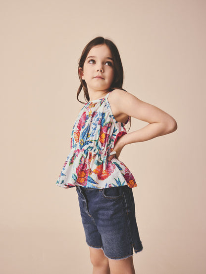 Dsiney Kidz - Multi Strappy Peplum Blouse (3-16yrs) image 1