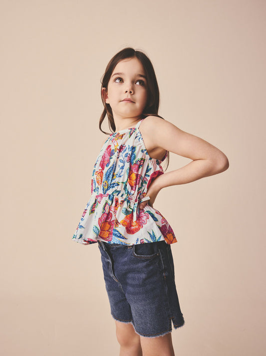 Dsiney Kidz - Multi Strappy Peplum Blouse (3-16yrs) image 1
