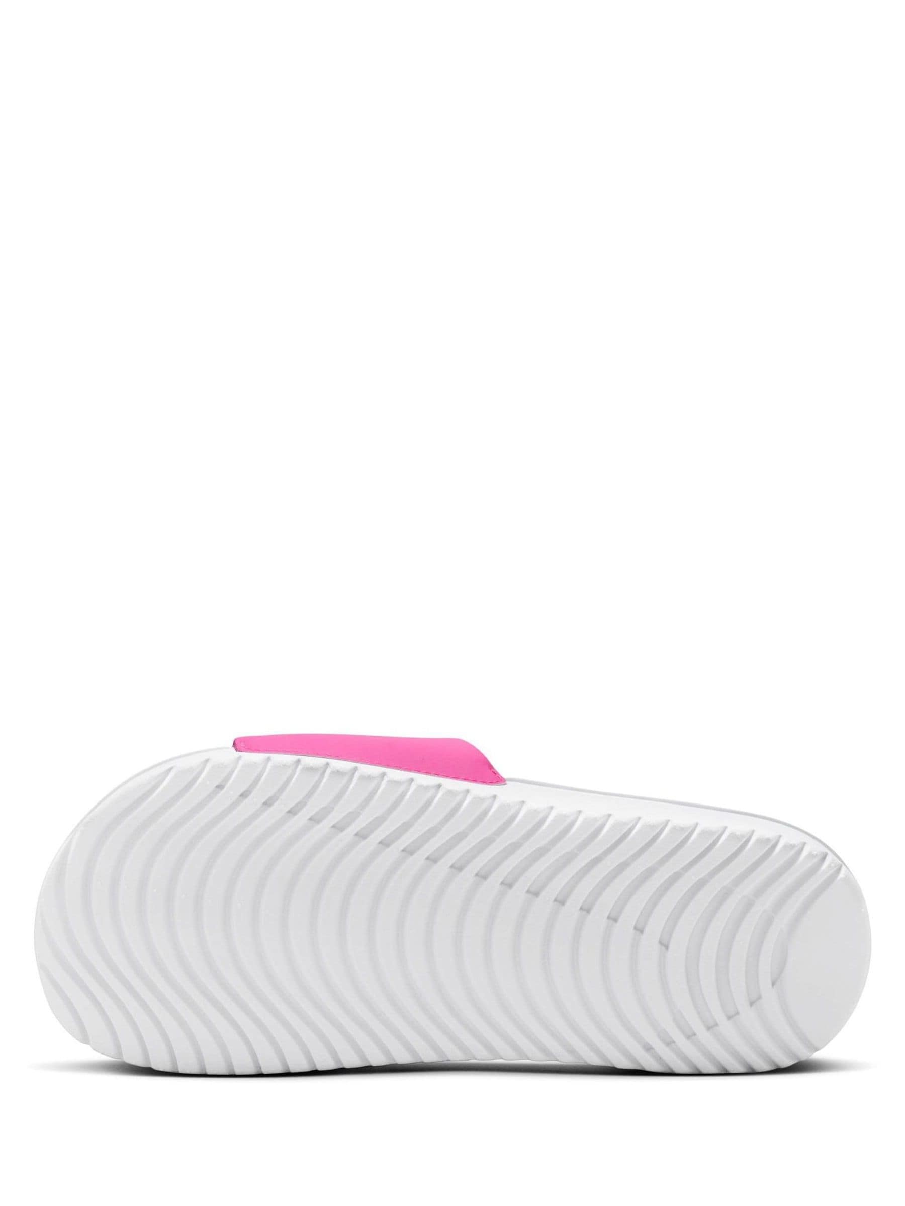 Nike Black/White Kawa Junior Youth Sliders image 6