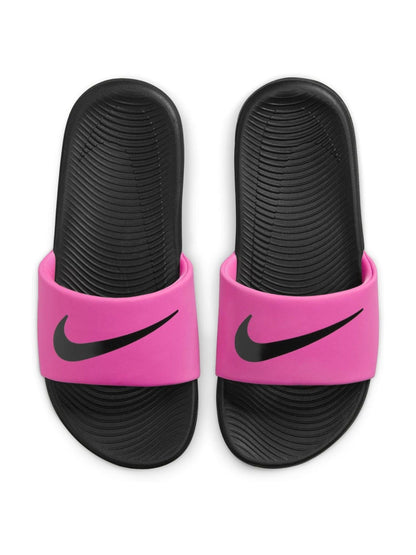 Nike Black/White Kawa Junior Youth Sliders image 8