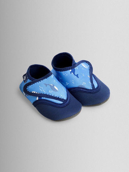 JoJo Maman Bébé Blue Whale Baby Water Shoes image 1