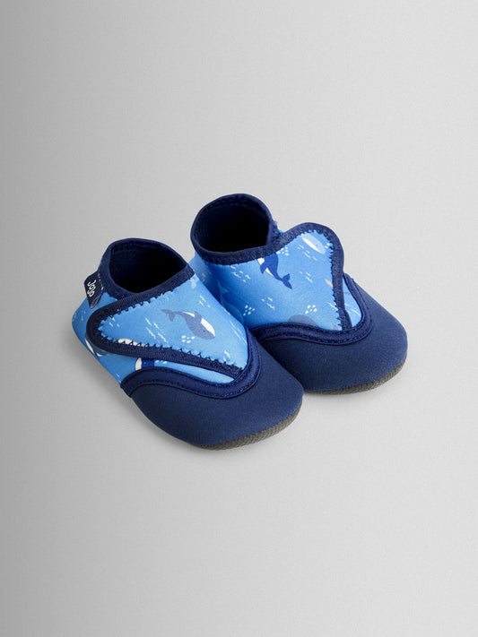 JoJo Maman Bébé Blue Whale Baby Water Shoes image 1