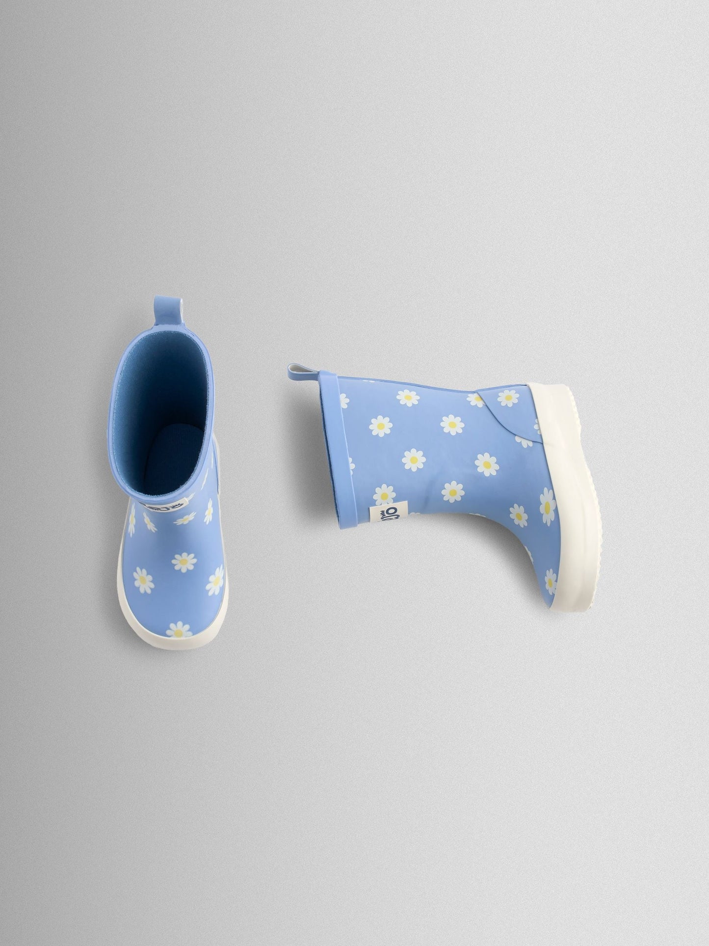 JoJo Maman Bébé Blue Daisy Print Wellies image 5