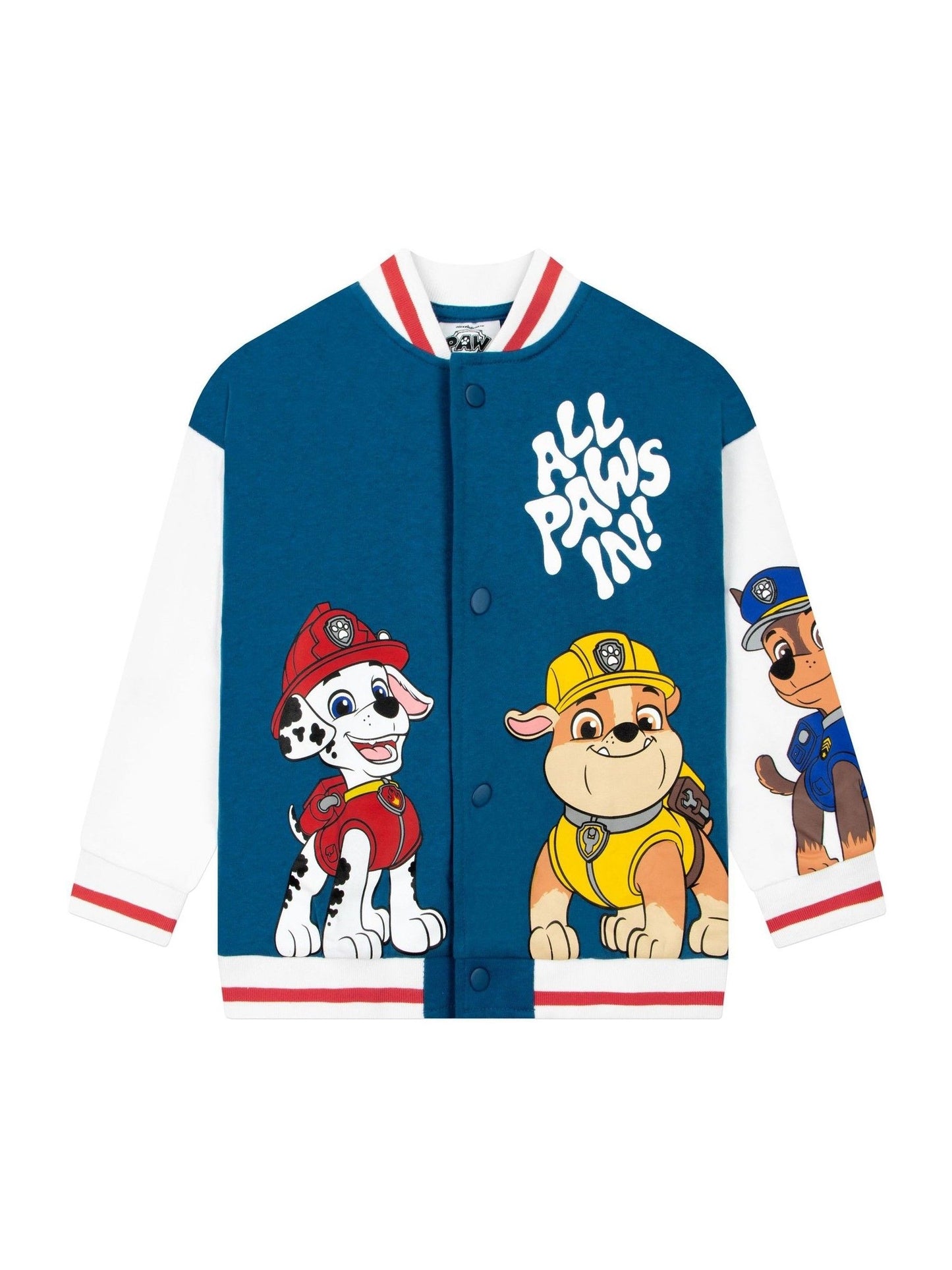 Dsiney Kidz - Character Blue PAW Patrol Chase Marshall And Rubble Bomber Jacket image 2