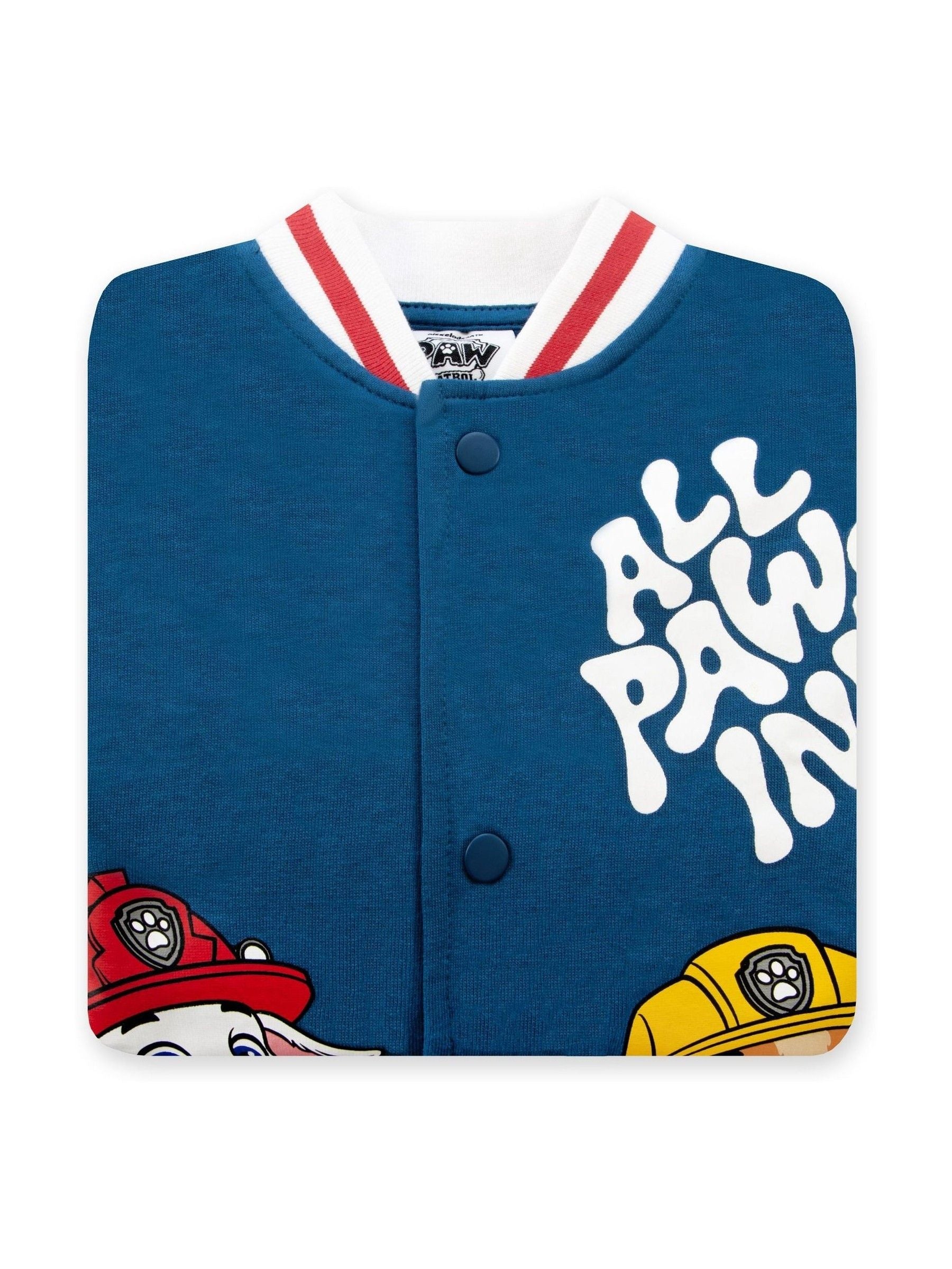 Dsiney Kidz - Character Blue PAW Patrol Chase Marshall And Rubble Bomber Jacket image 4