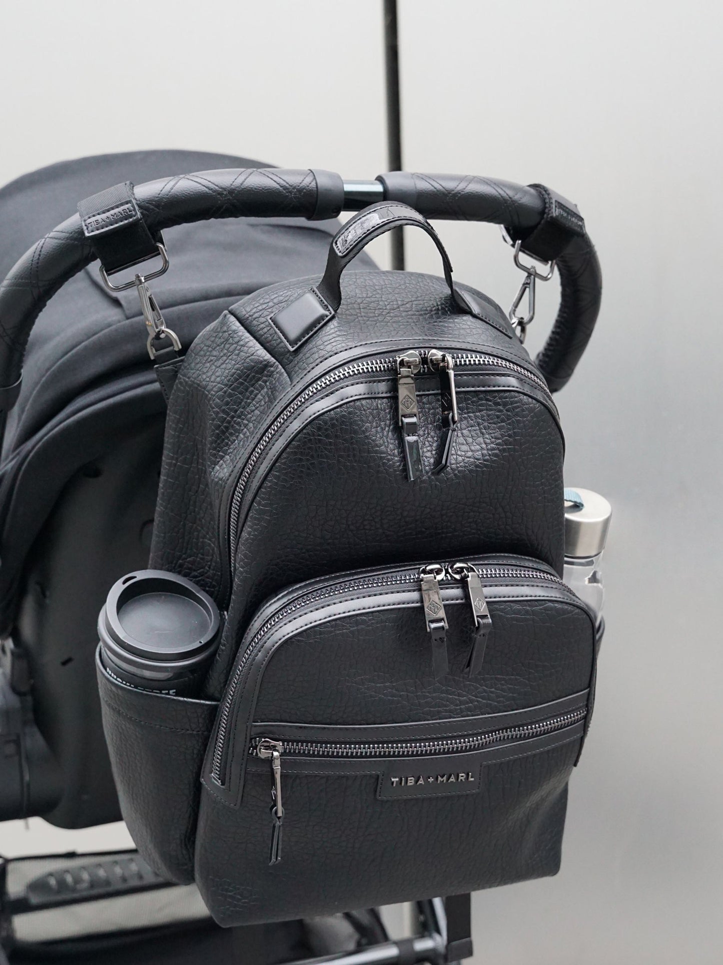 Tiba + Marl Black Elwood 2.0 Changing Backpack image 1