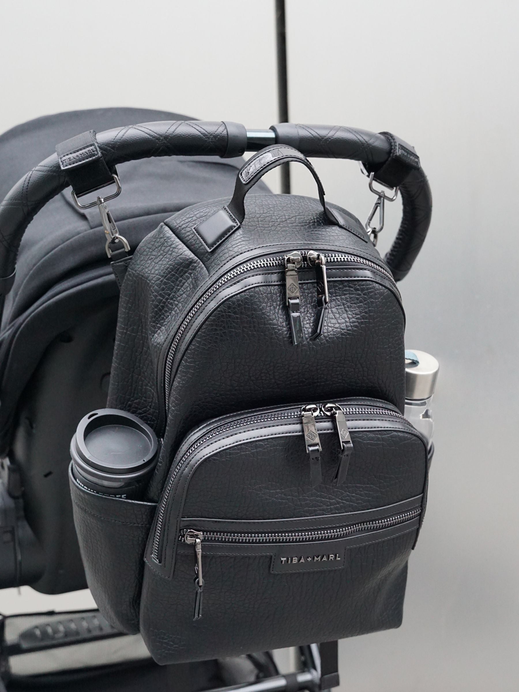 Tiba + Marl Black Elwood 2.0 Changing Backpack image 1