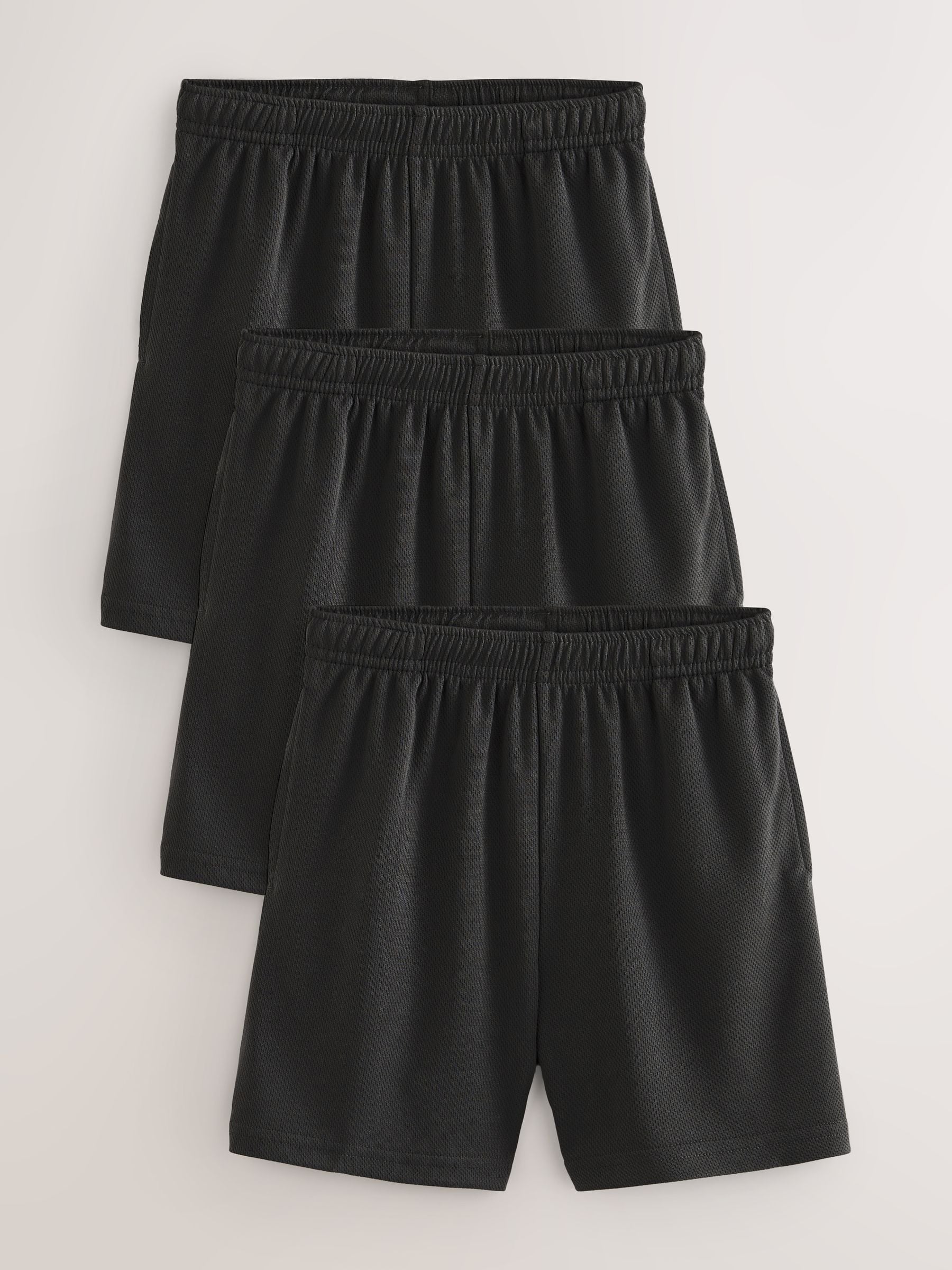 Dsiney Kidz - Black 3 Pack Sports Shorts (3-16yrs) image 1