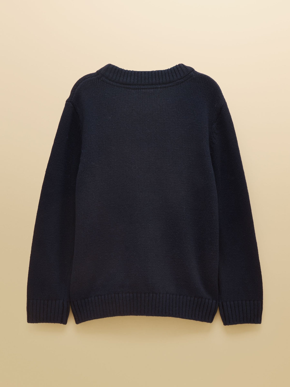Joules Boys' Intarsia Blue Knit Jumper - image 2