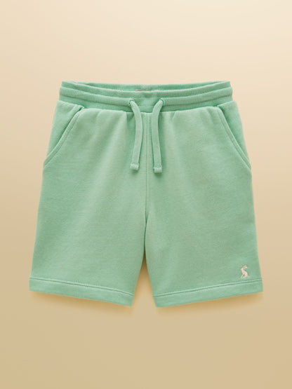 Joules Kids' Green Quarter Zip Sweatshirt and Shorts Set image 4