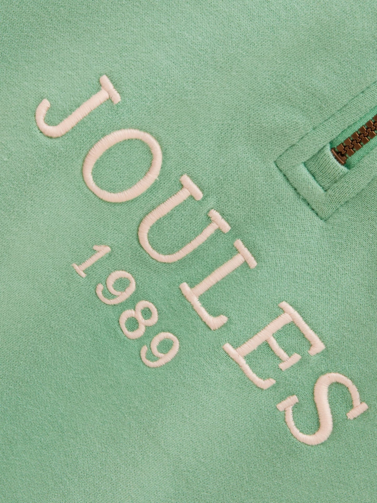 Joules Kids' Green Quarter Zip Sweatshirt and Shorts Set image 6
