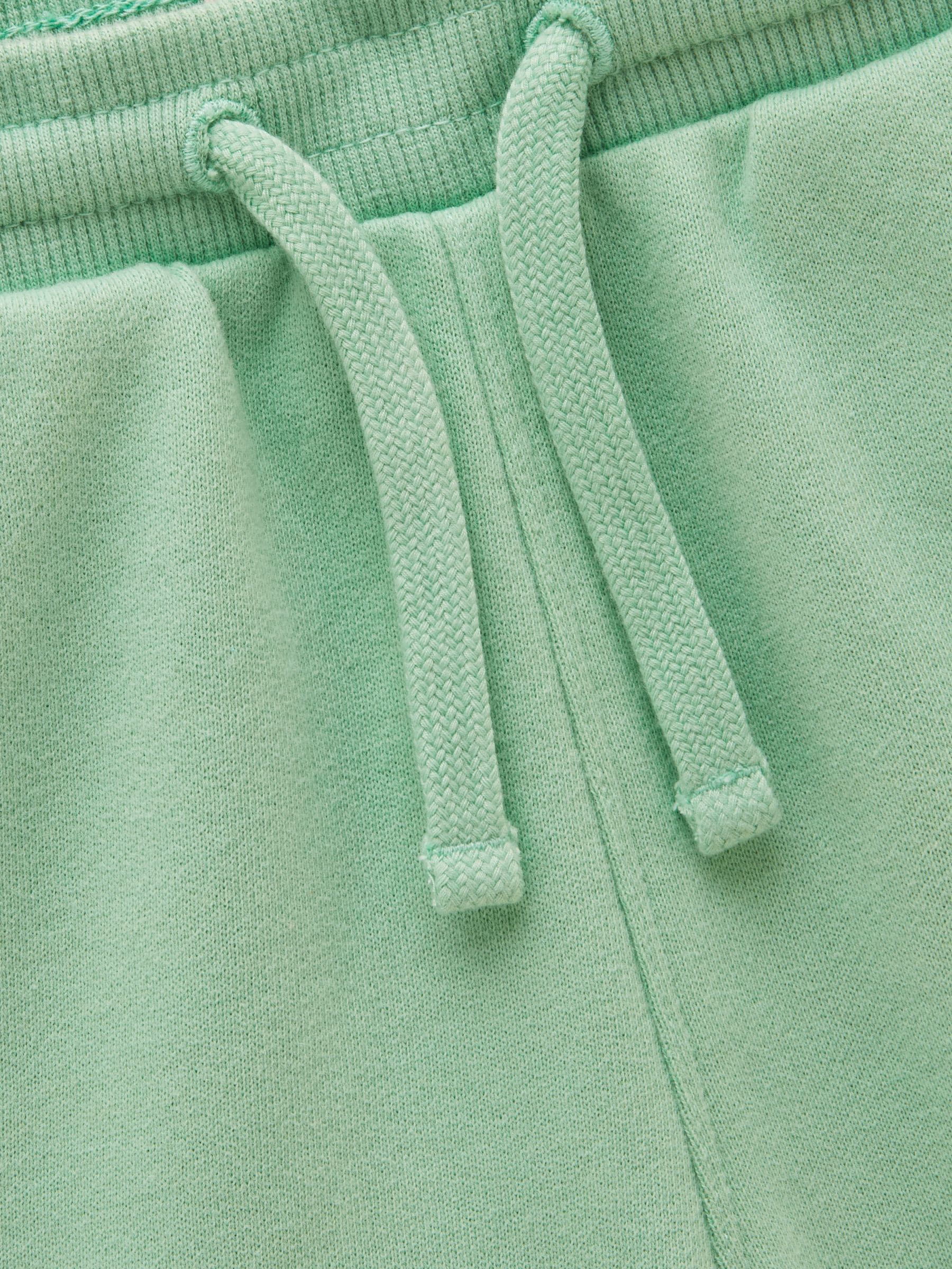 Joules Kids' Green Quarter Zip Sweatshirt and Shorts Set image 9