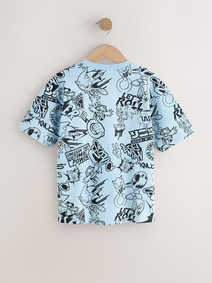 Dsiney Kidz - Blue Sequin Sonic T-Shirt (3-16yrs) image 3