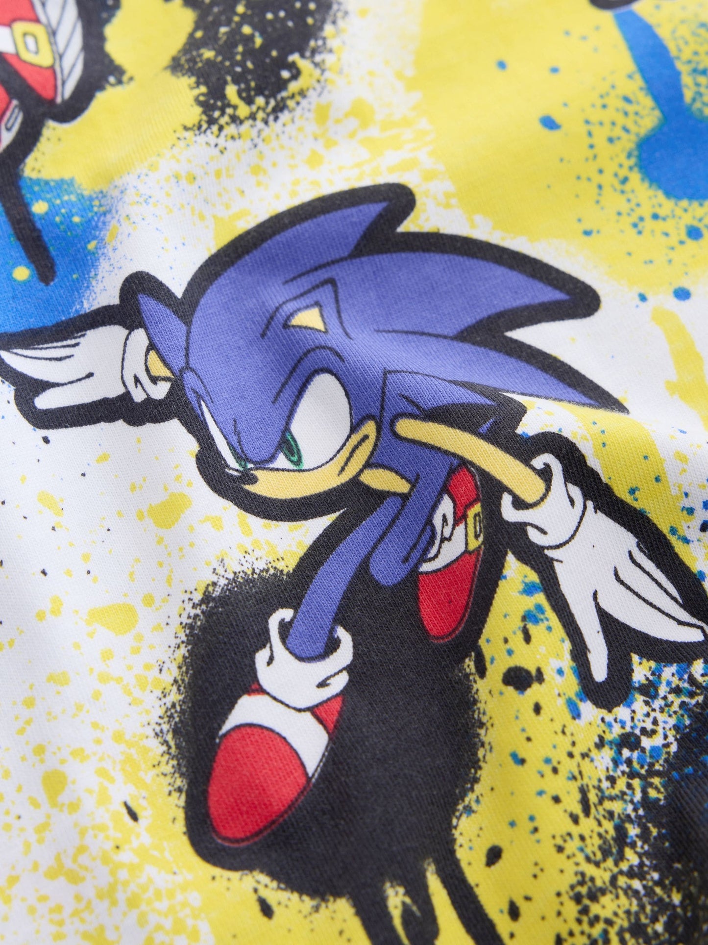 Dsiney Kidz - Ecru Graffiti Sonic T-Shirt (3-16yrs) image 4