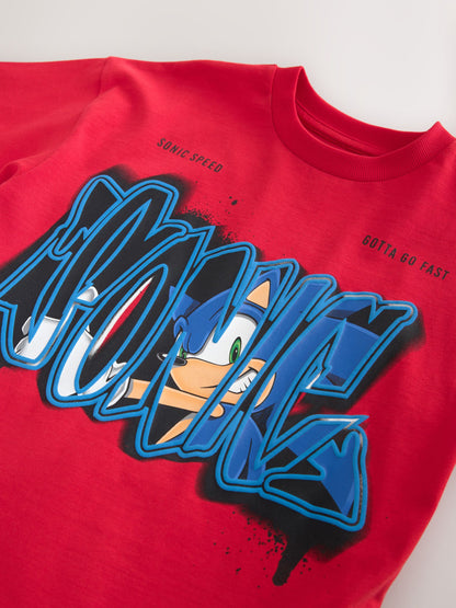 Dsiney Kidz - Red Sonic T-Shirt (3-16yrs) image 3