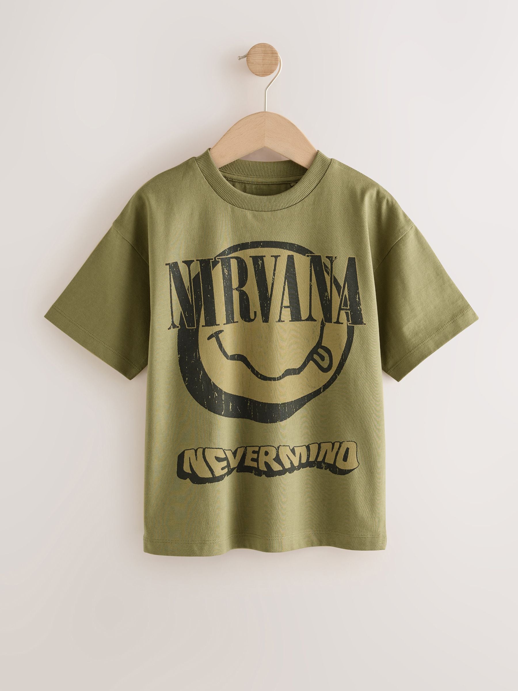 Dsiney Kidz - Khaki Nirvana Band T-Shirt (3-16yrs) image 1