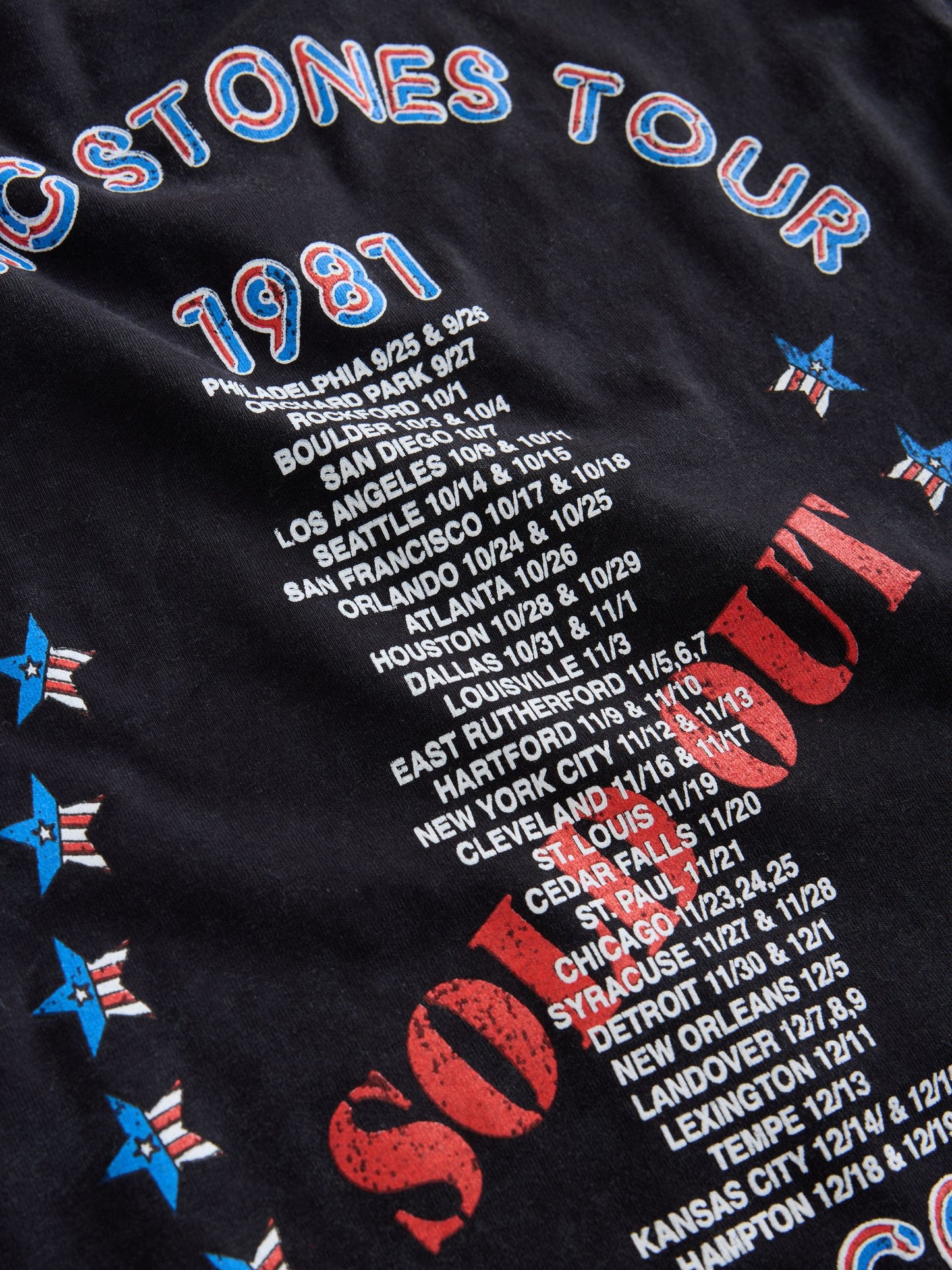 Dsiney Kidz - Black Washed Rolling Stones Band T-Shirt (3-16yrs) image 8