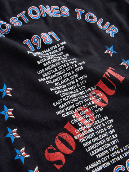 Dsiney Kidz - Black Washed Rolling Stones Band T-Shirt (3-16yrs) image 8