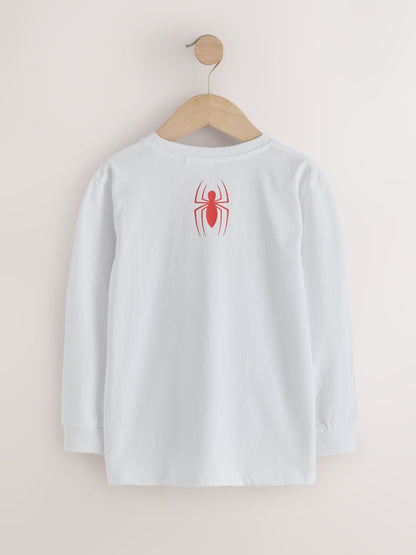 Dsiney Kidz - White Spiderman Long Sleeve T-Shirt (3-16yrs) image 2