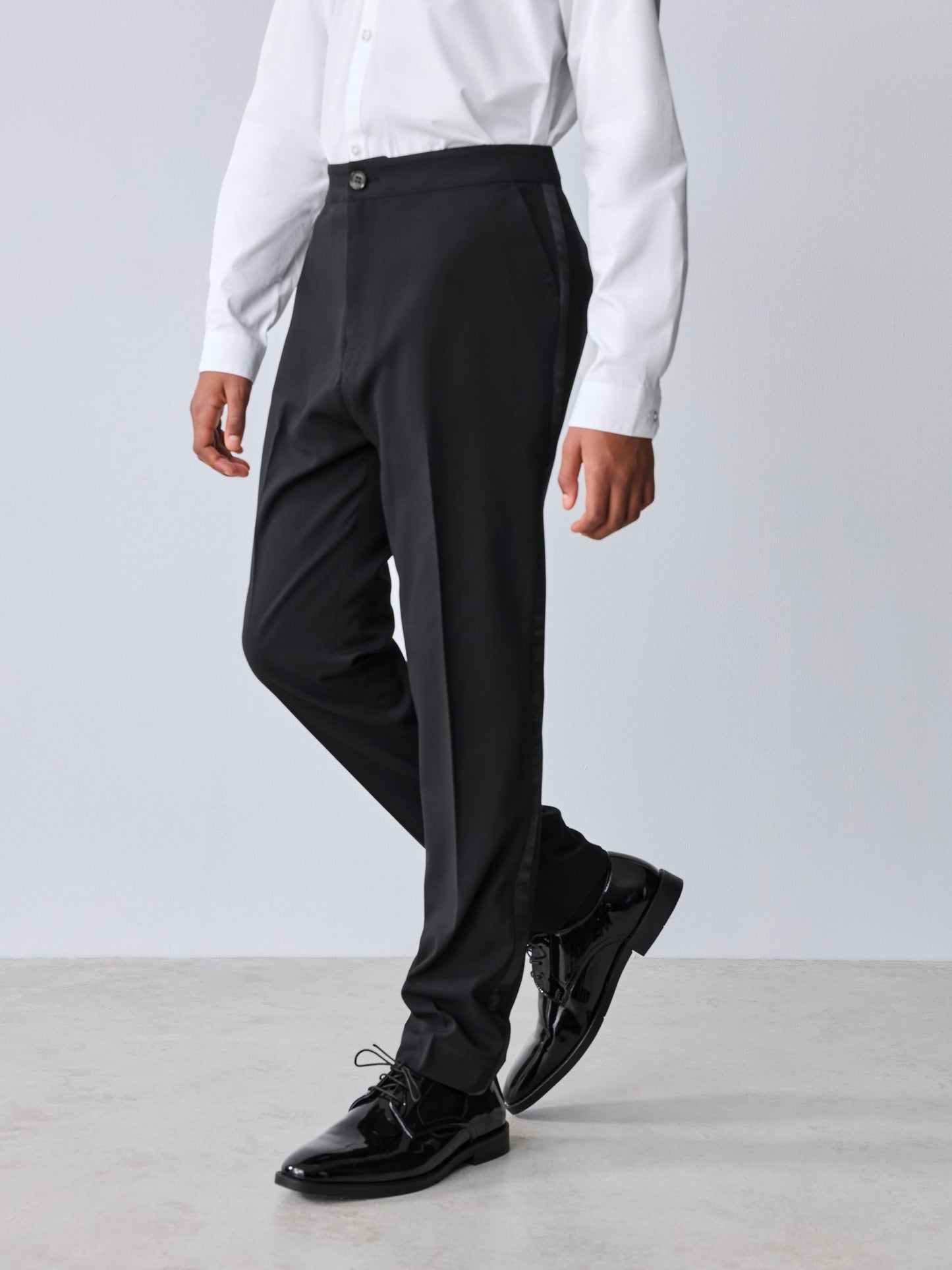 Baker by Ted Baker Black Tuxedo Trousers image 2