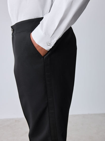 Baker by Ted Baker Black Tuxedo Trousers image 5