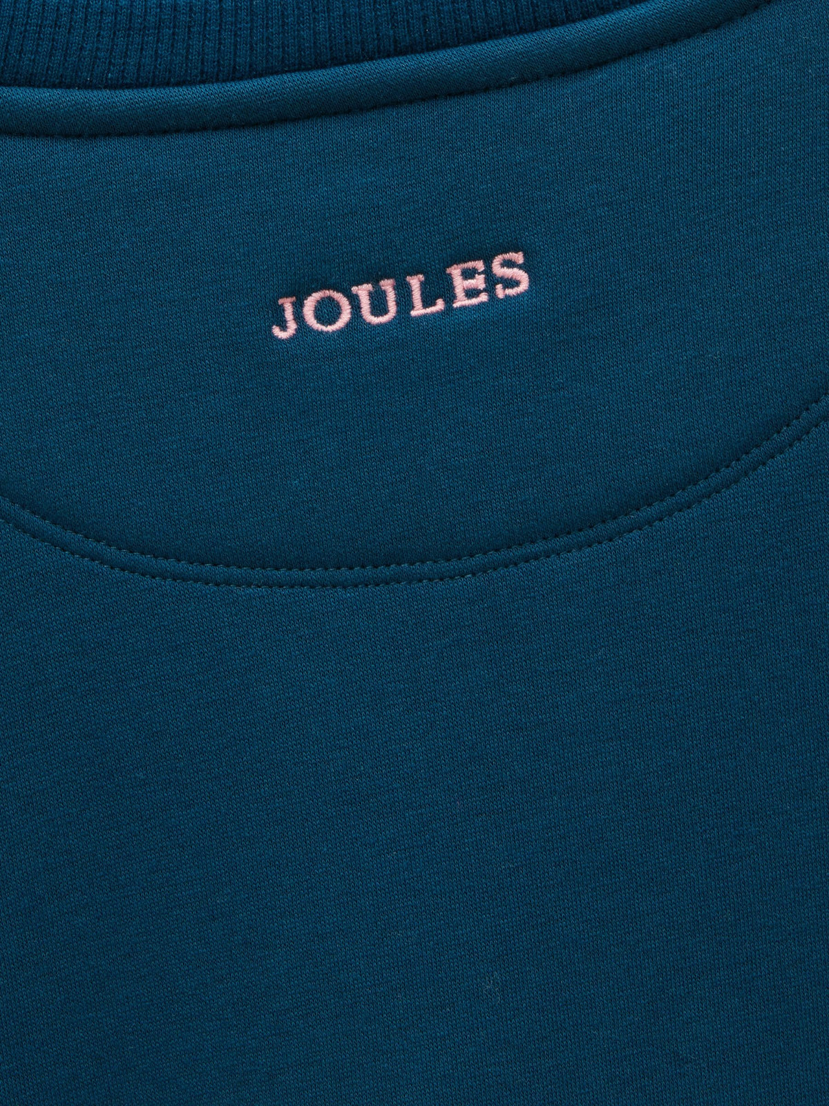 Joules Kids' Mackenzie Teal Blue Sweatshirt With Faux Fur Lining - image 5