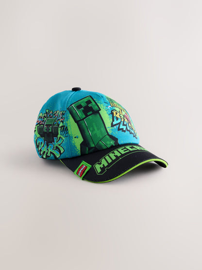 Dsiney Kidz - Teal Blue Minecraft Cotton Cap (5-13yrs) image 1