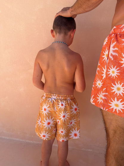 Never Fully Dressed Yellow Sun Swim Shorts image 2
