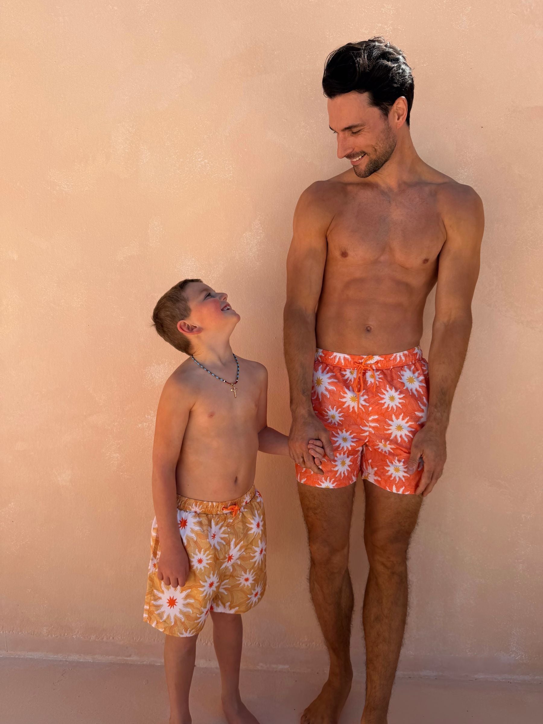 Never Fully Dressed Yellow Sun Swim Shorts image 3