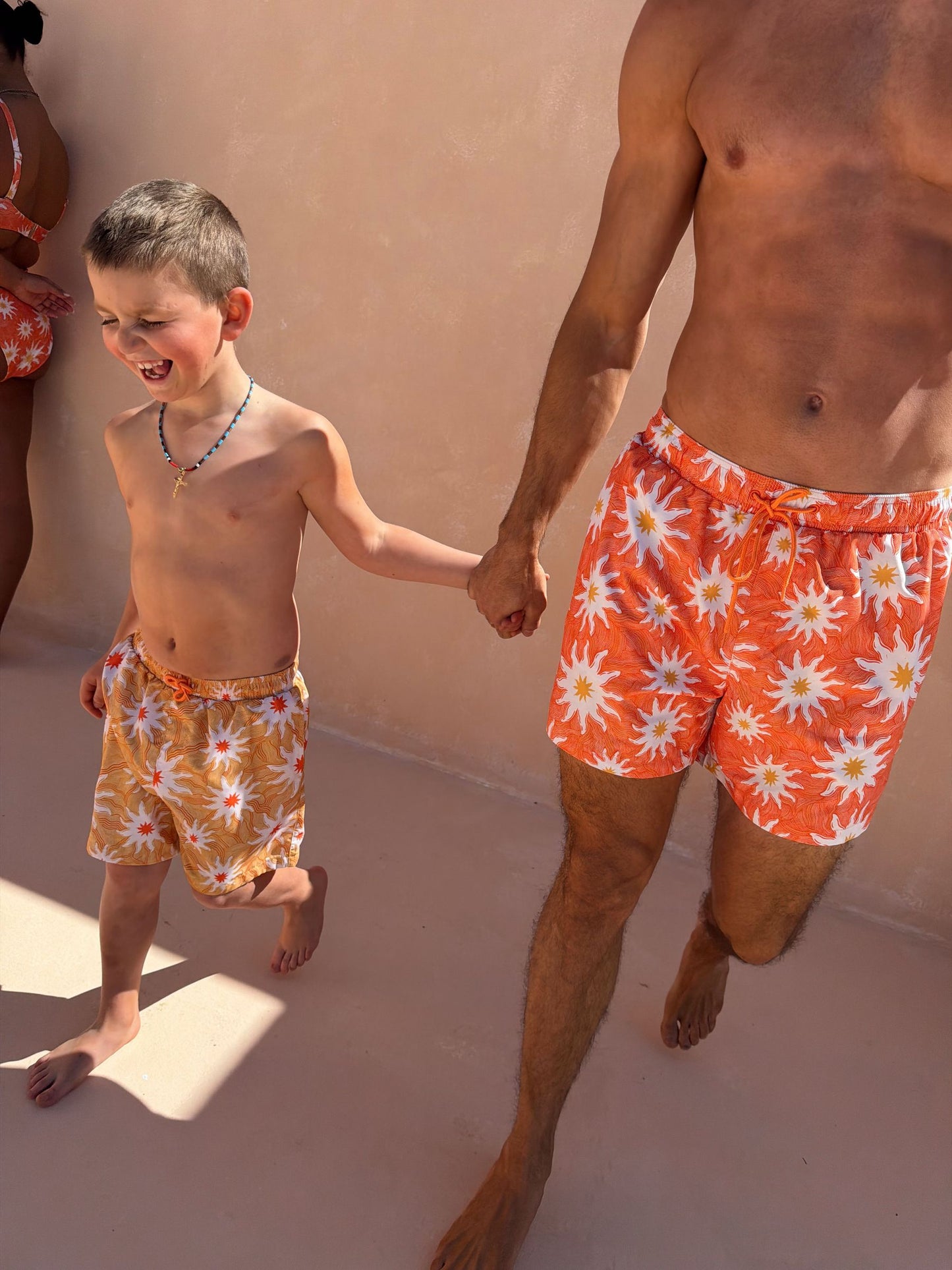 Never Fully Dressed Yellow Sun Swim Shorts image 4