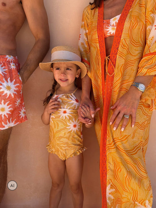 Dsiney Kidz - Never Fully Dressed Yellow Sun Swimsuit image 1