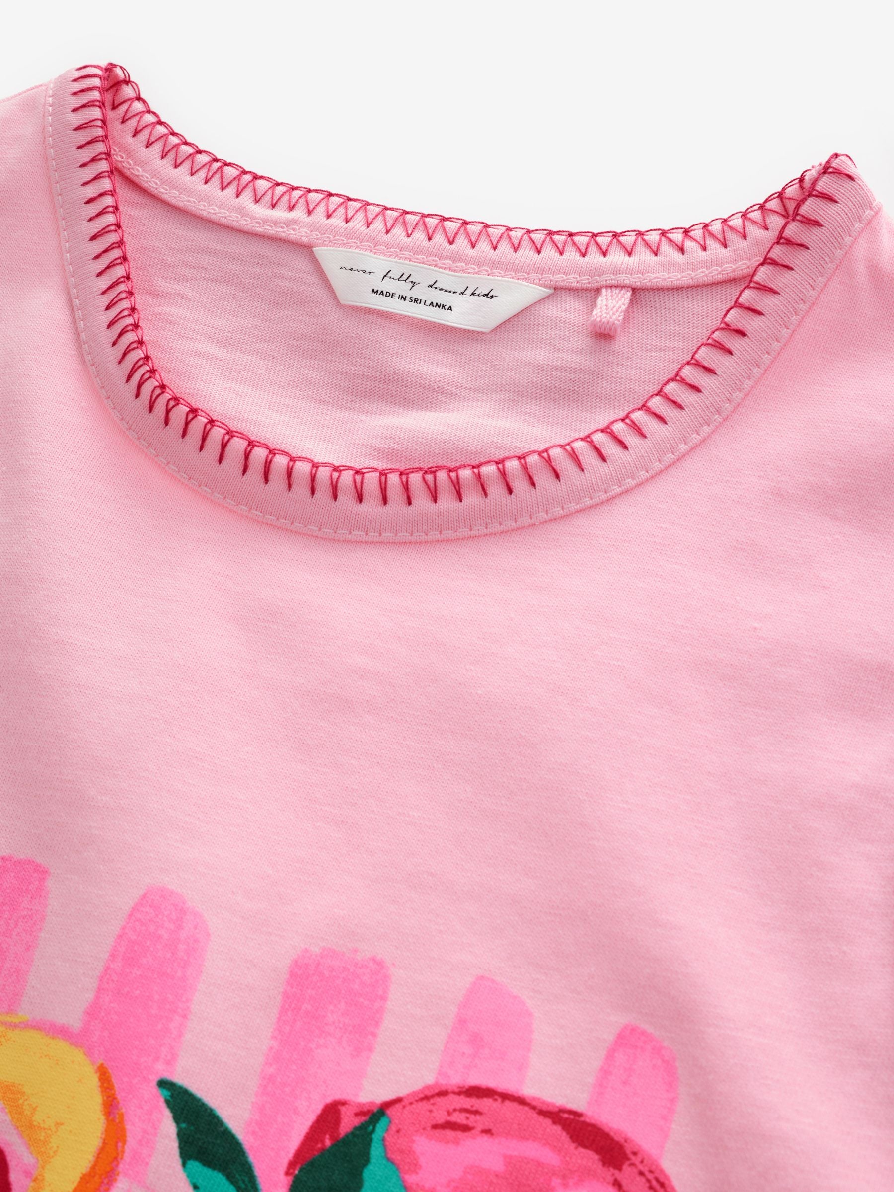 Never Fully Dressed Pink Fruit Fringe Dress image 5